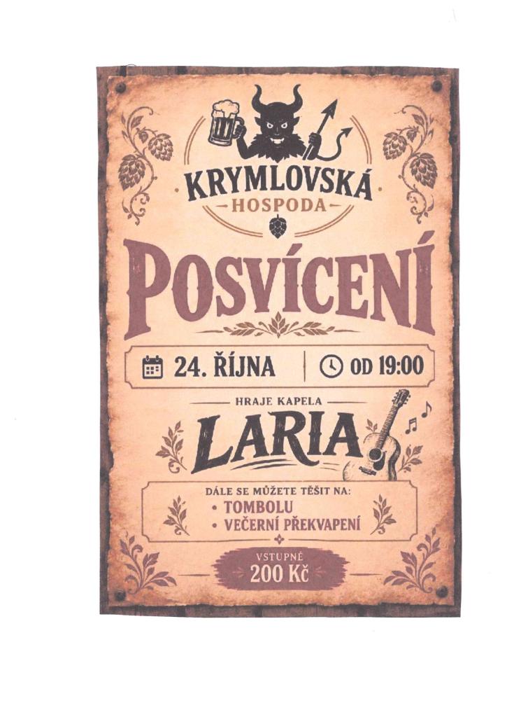 Posvícení Krymlov 24.10.2026