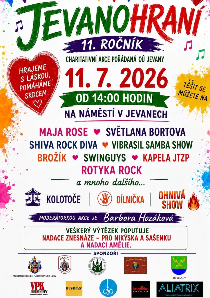 Jevanohraní 11.7.2026