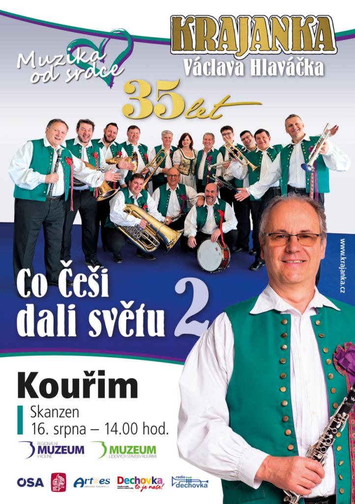 Koncert kapely Krajanka  -  Skanzen Kouřim 16.8.2026