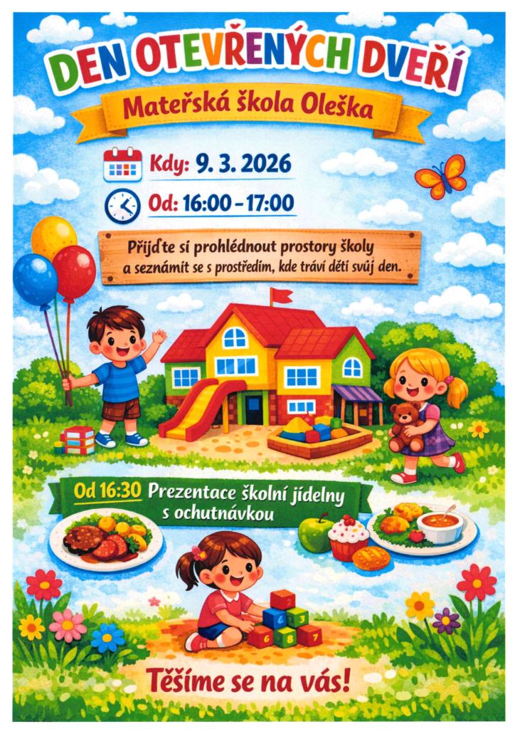 Den otevřených dveří - Mateřská škola Oleška