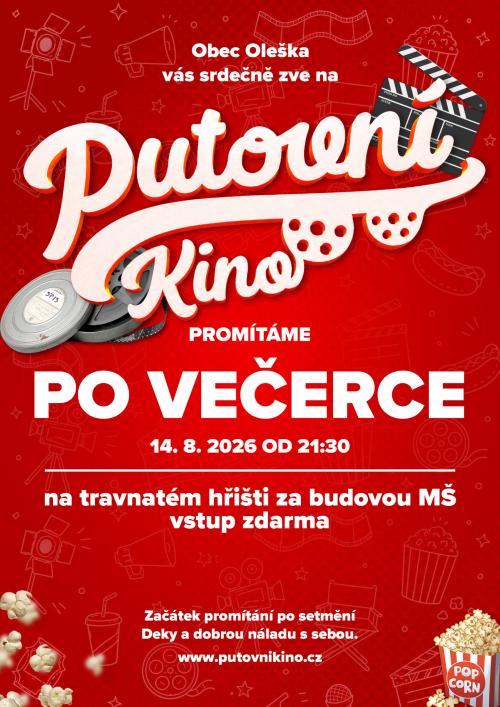 Letní kino v Olešce 14.8.2026 - Po večerce