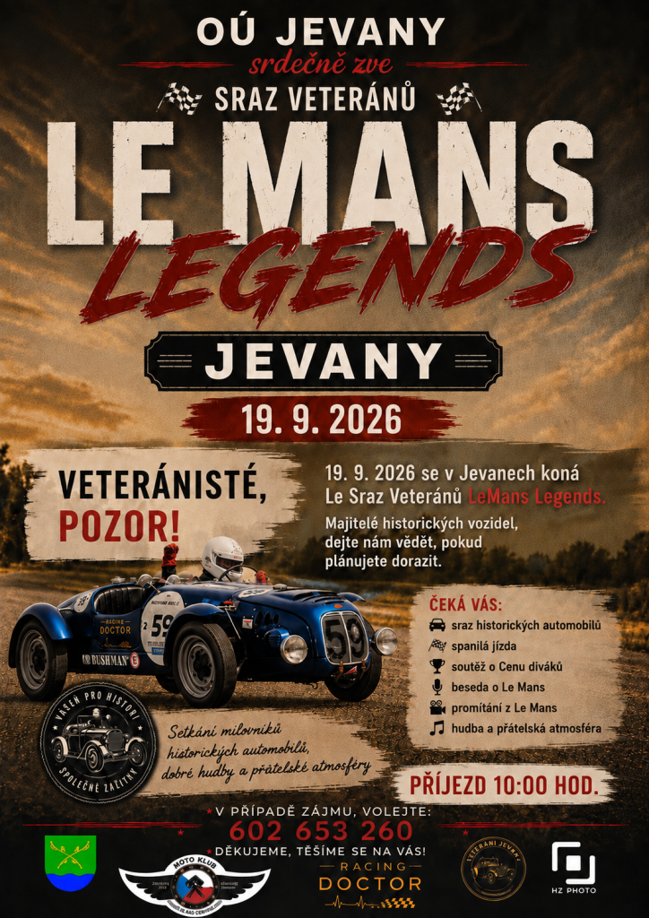 Sraz veteránů 19.9.2026